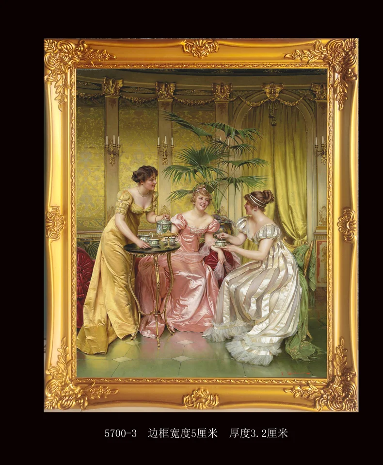 Baroque Photo Frame Customize Colors  Wooden Solid Frame Wall Home Decor Frame