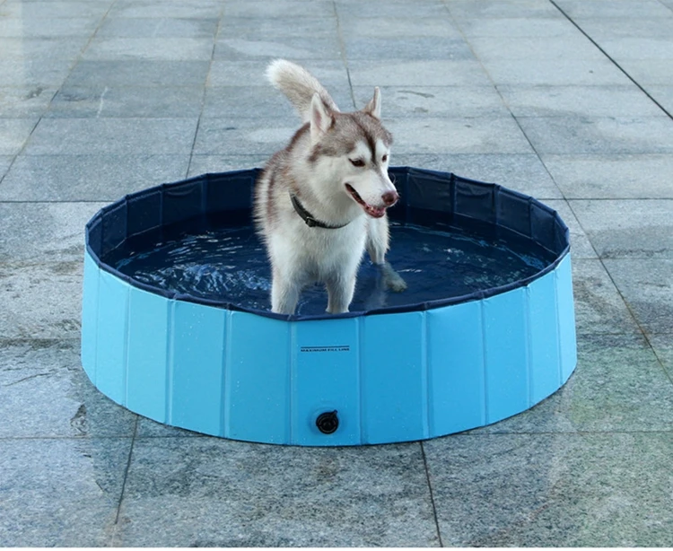 
Pets Portable Dog Bathtub Indoor Outdoor Foldable Dog Swimming Pool 
