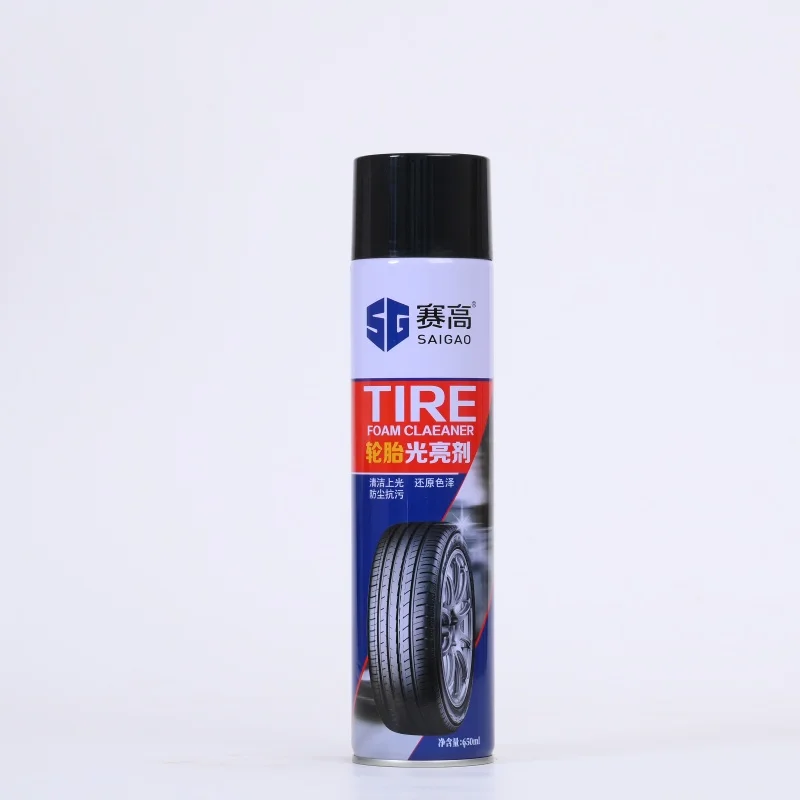 SAIGAO Tire And Trim Coating Wheel Care Tire Spray Brightening Tire Cleaner Spray For Automobile