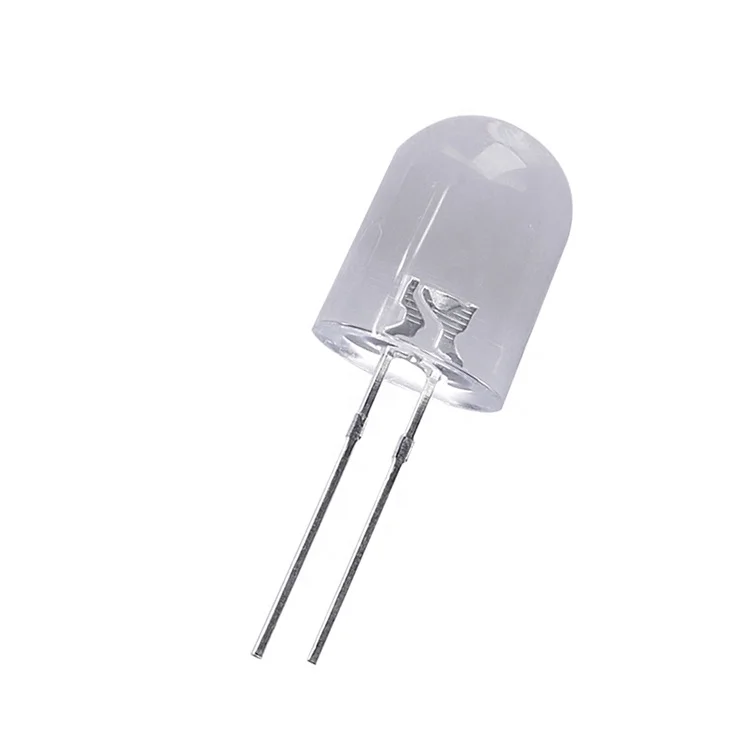 High Lumens Round Straw Hat Flat Top 2mm 3mm 5mm 8mm 10mm Through Hole Micro Led Diode