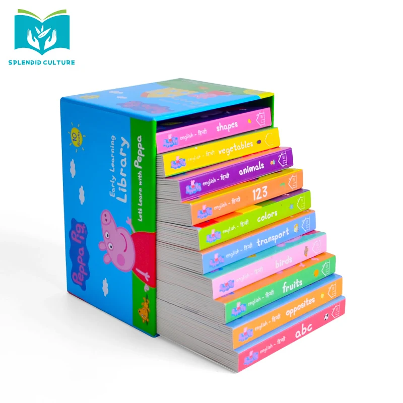 16 Years Price Factory Custom Design Book Printing Factory Price Cardboard Children Book Set Children Book Printing Services