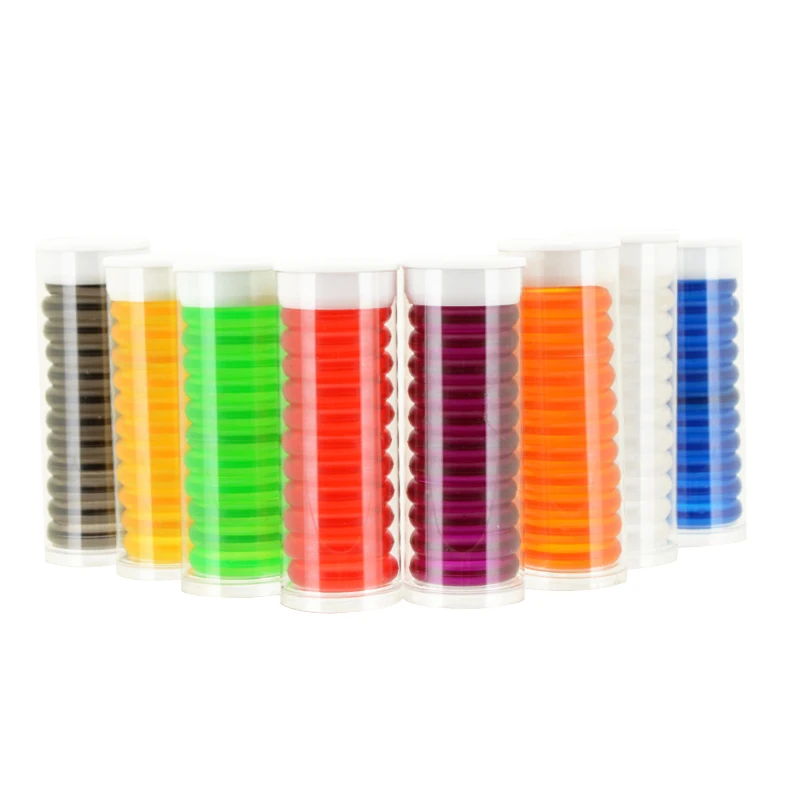 11 pack 24 28 32 mm transparent clear macaroon plastic discbound notebook Plastic expansion  Discs