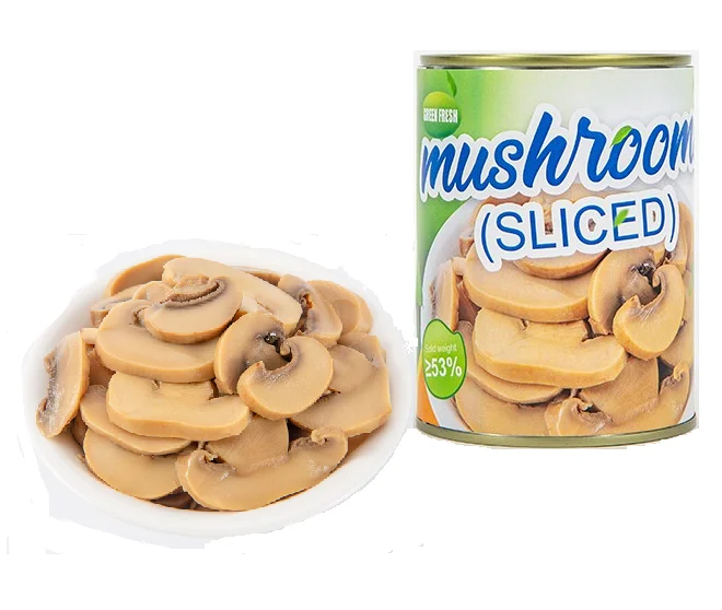 Chinese factory sales canned mushroom slice/whole  in brine in tin  2840g/ 800G/400G/284G low price for cooking