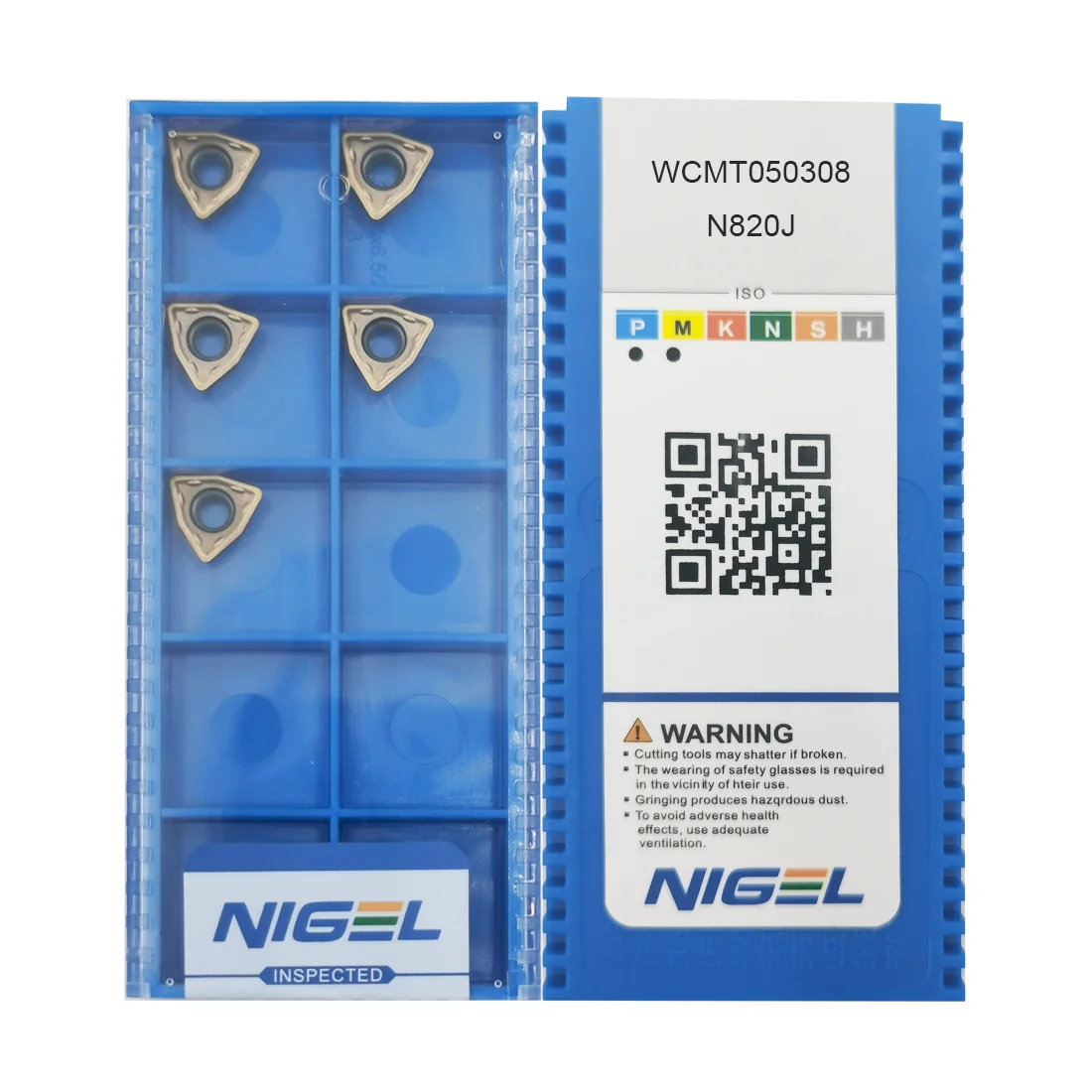 Nigel U Drill Insert Customizable OEM Support WCMT050308 Tungsten Carbide Material with PVD Coating Box Packaging 10pcs MOQ