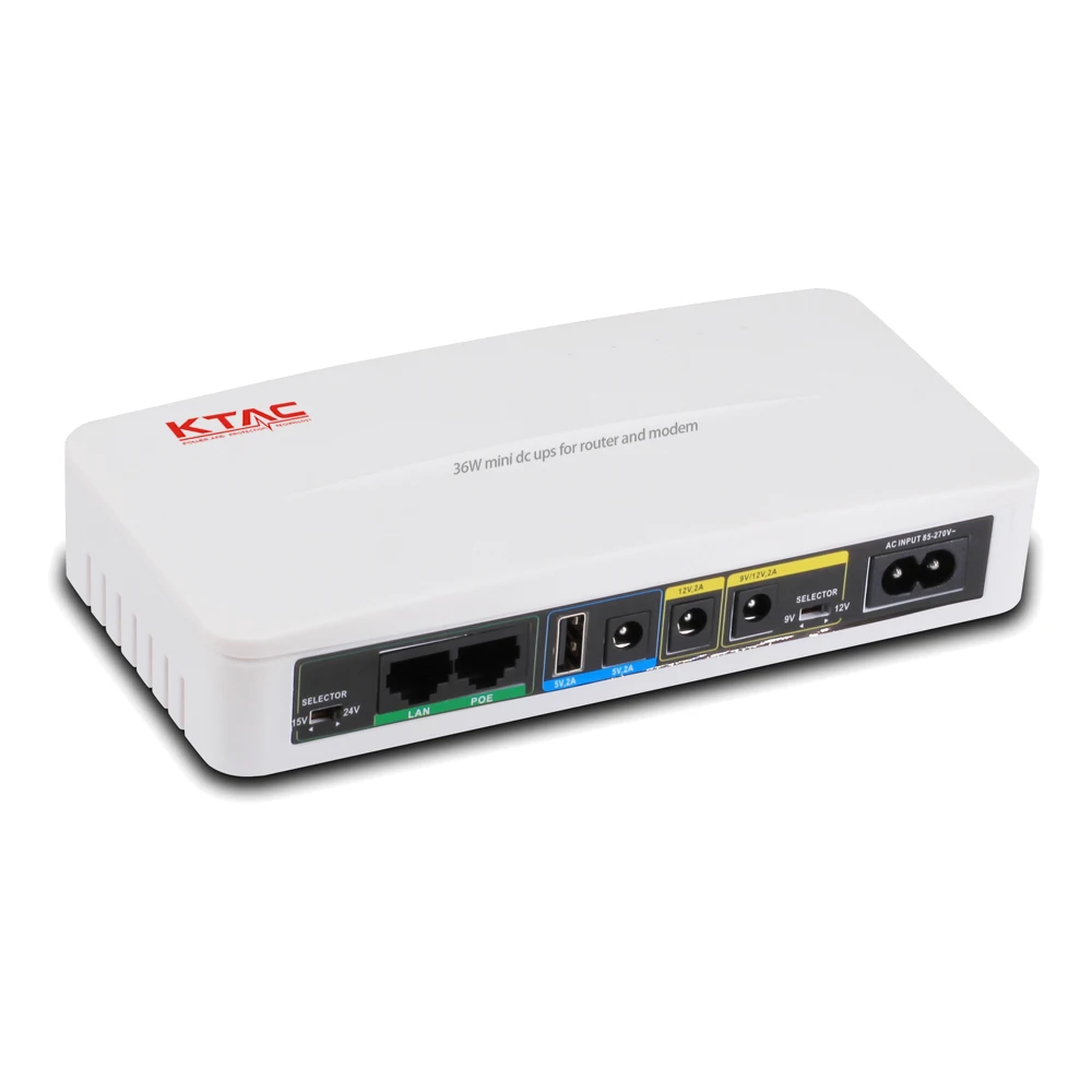 36 Вт мини-ups для Wi-Fi маршрутизатора dc 5 В 9 12 с портом POE литиевая 26650 батарея 10000 мАч