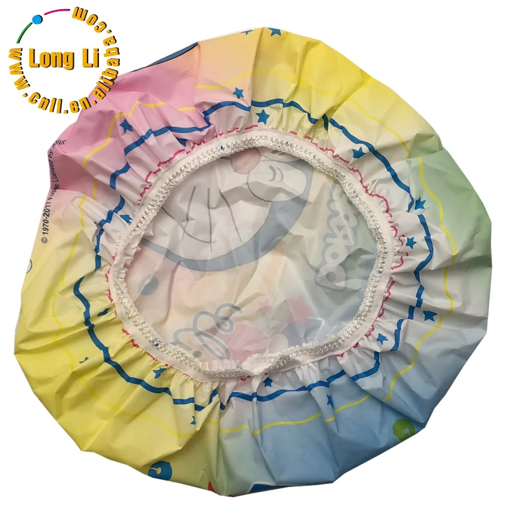 Пользовательская Высококачественная детская шапочка для душа с логотипом