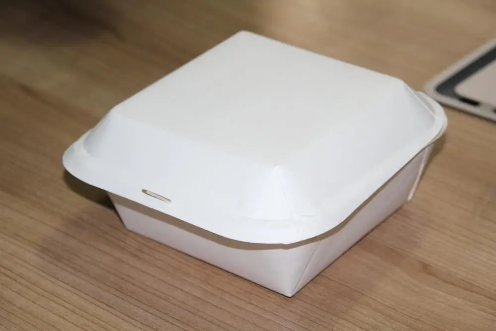 disposable customized paper food container  hamburger paper box made in China