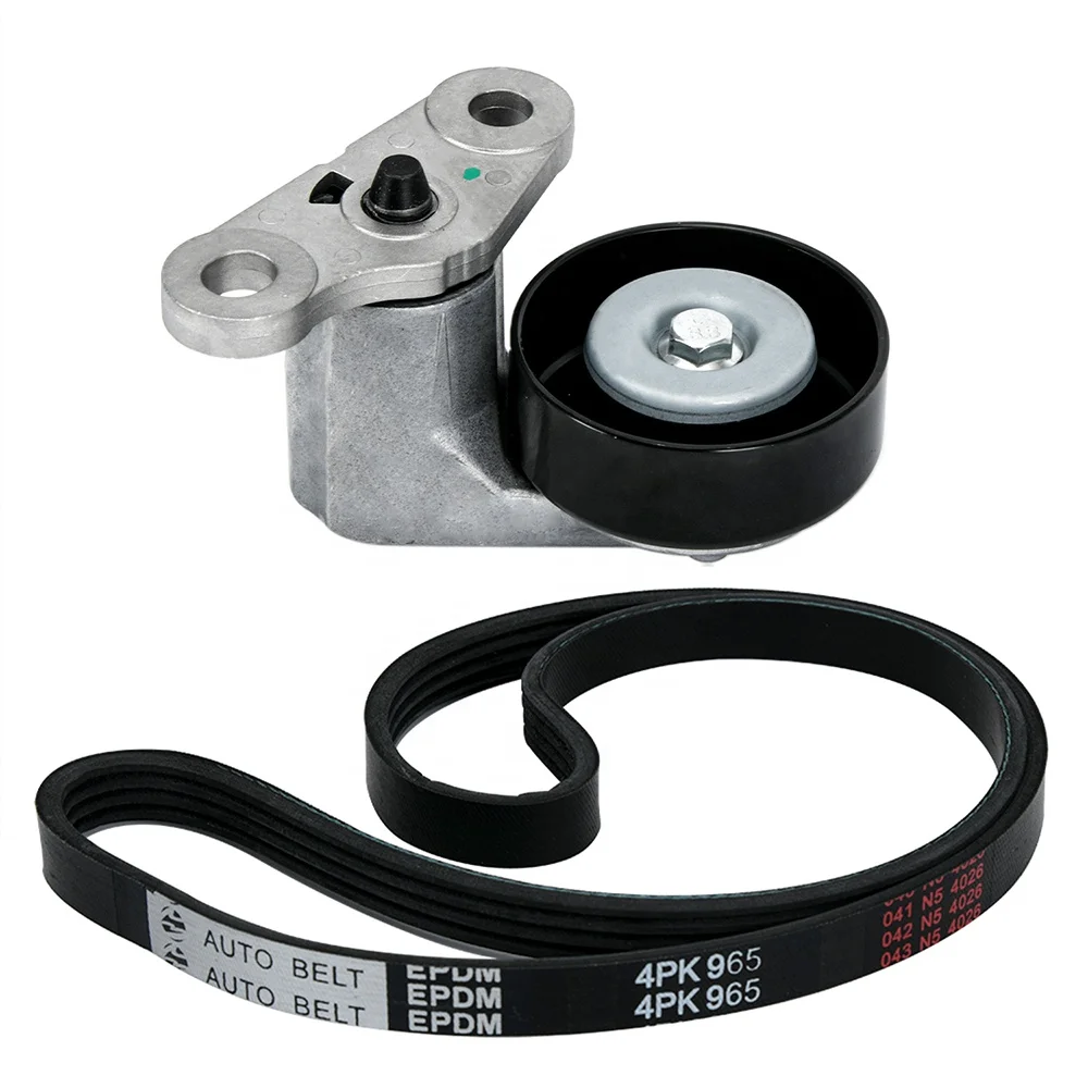 A/C Serpentine Drive Belt Tensioner Kit For 99-08 Chevy Express Silverado Repair Replacement Accessories ACK040378HD 19311139