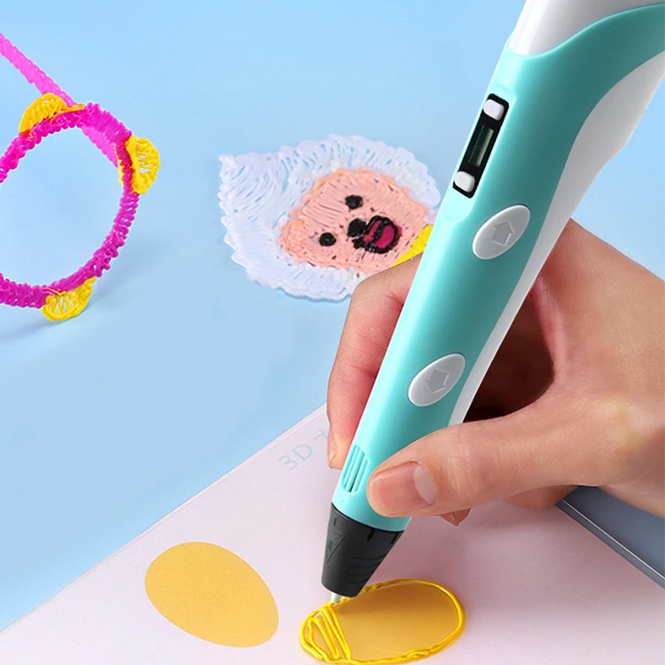Hottest-selling novelty digital 3d pen printing with led display