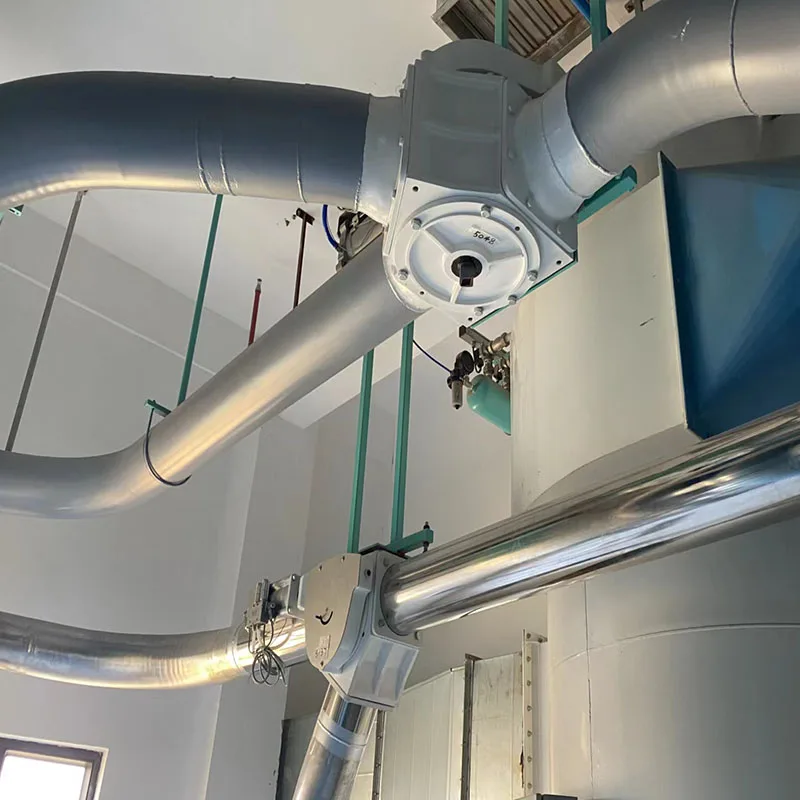 2022 hot sale 3 way pneumatic conveying diverter valve for powder pneumatic conveying systems