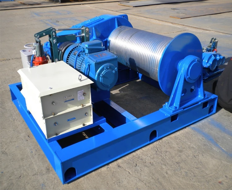 Friction Traction Winch With Large Rope Capacity