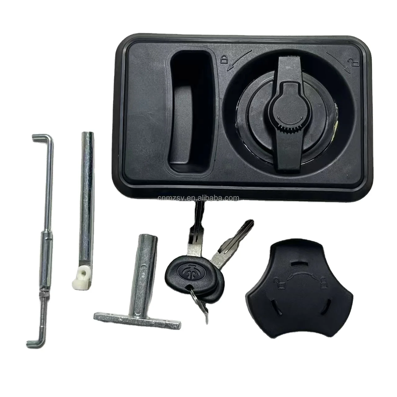 6105-00040 Rectangular passenger door lock for higer bus