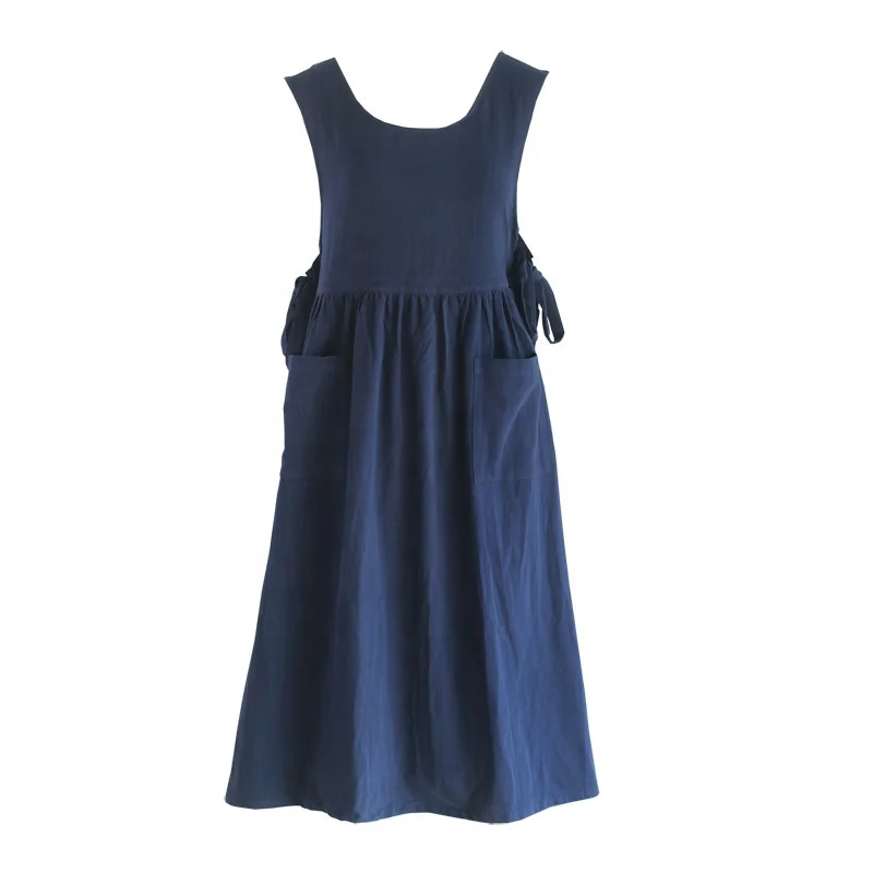 wholesale fashionable coffee shop aprons 100% cotton vintage aprons for baking florist salon cooking Kitchen