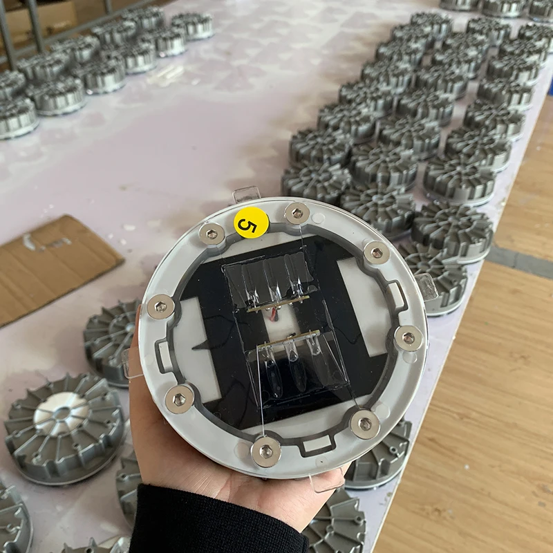 smart zebra Light Systems wireless zebra crossing Intelligent Pedestrian crossing System  solar road stud light