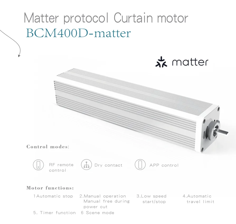 KNX Intelligent Home Window Curtain Drive Automatic Opener Remote Voice Low Noise Smart Electric DC Curtain Motor