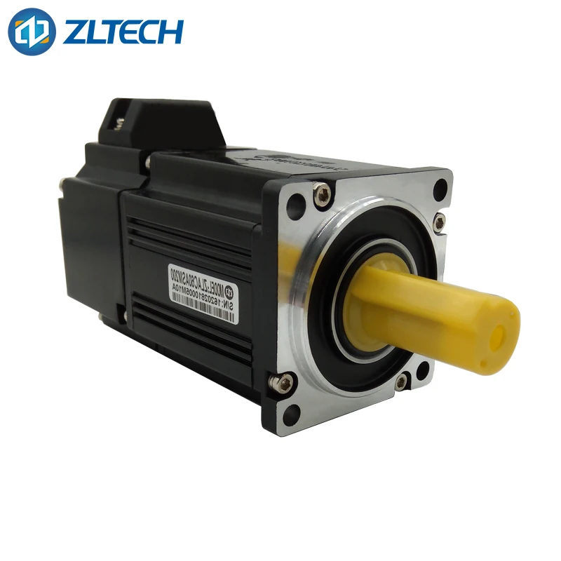 ZLTECH 36V 200W AC 60mm Nema 24 3000RPM brushless 1000 2500 wire encoder servo motor for Injection Molding Machine