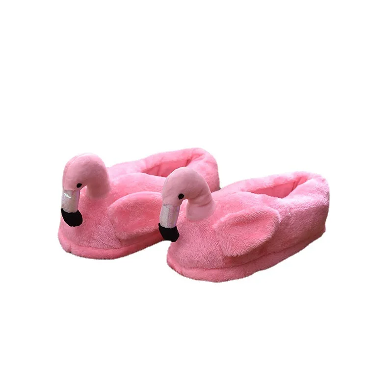 View larger image Add to Compare  Share stuffed warmer pink flamingo indoor plush shoes Flamingo Soft bottom autumn and winter