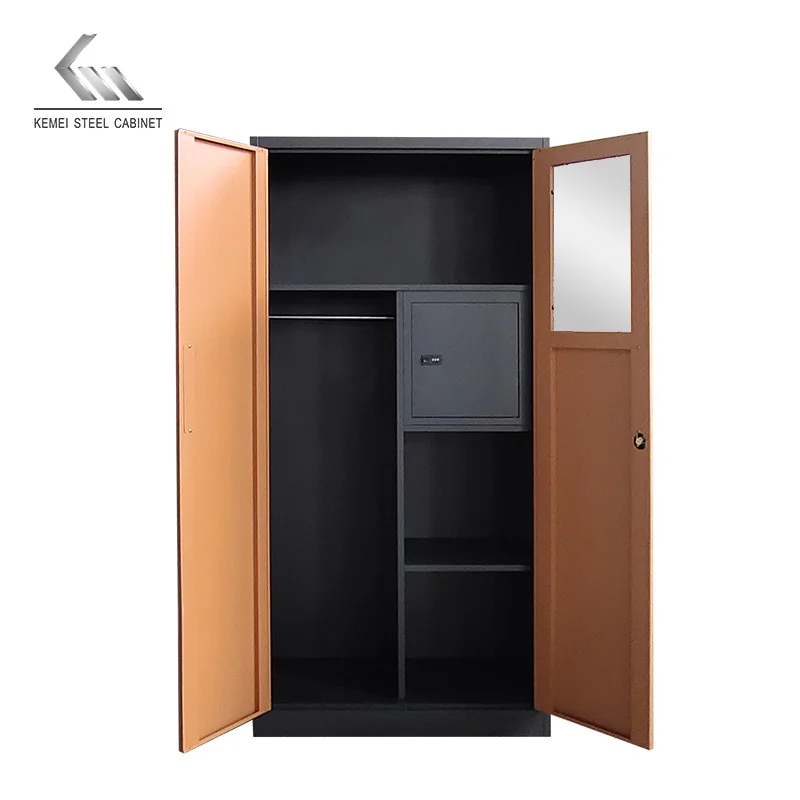 Office Furniture 3 Door Locker Cabinet Narrow Sided Cupboard Steel Storage Use Metal Filing Cabinet Office Locker