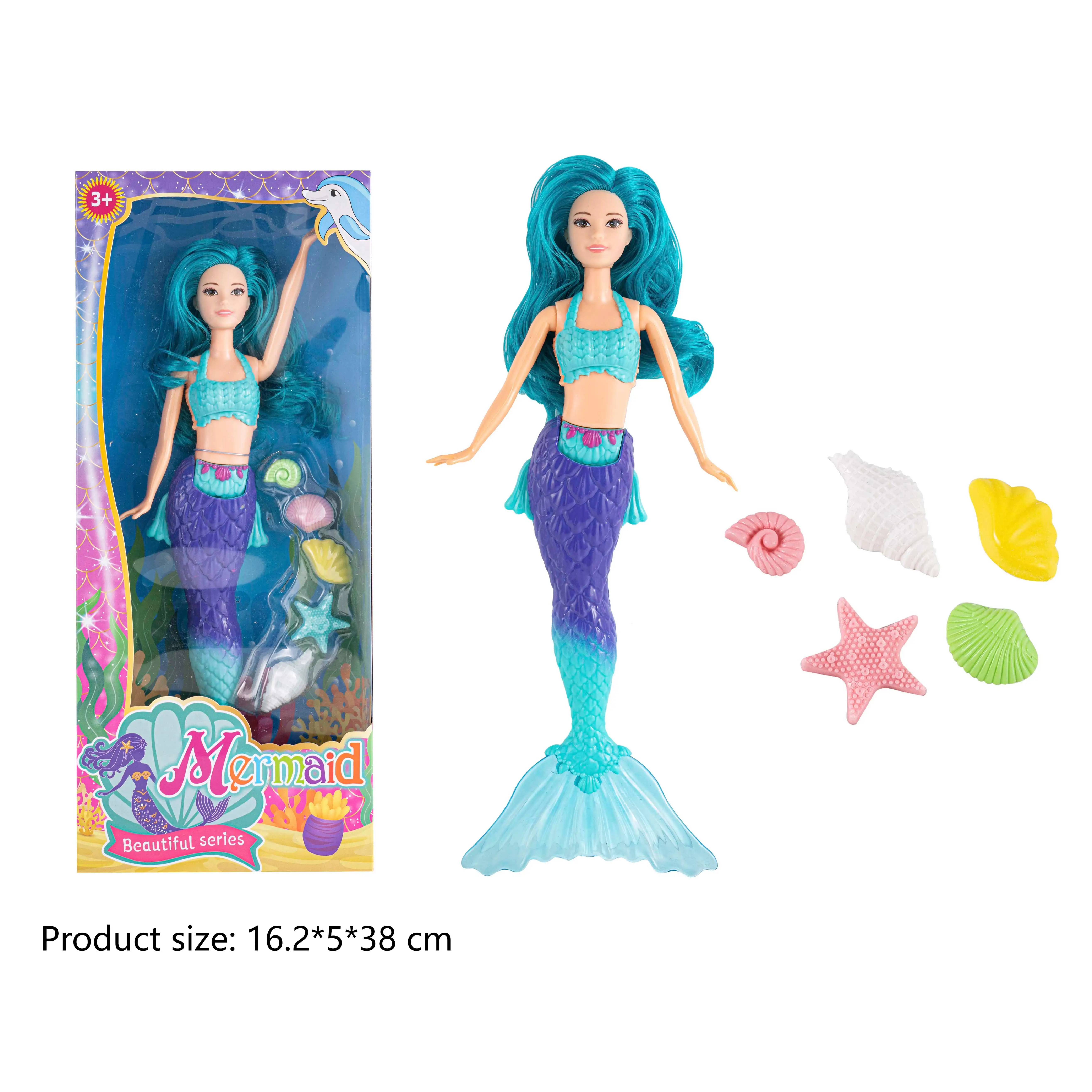 Wholesale 13.5 Inch Flower Fairy Babi Princess Barbi Doll with Starfish Accessories Girls Toys
