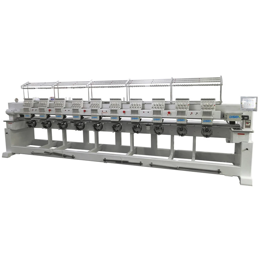 500 leather making field zsk 10 heads 9 Needles cap embroidery machine her name is tina for printing machine fabric