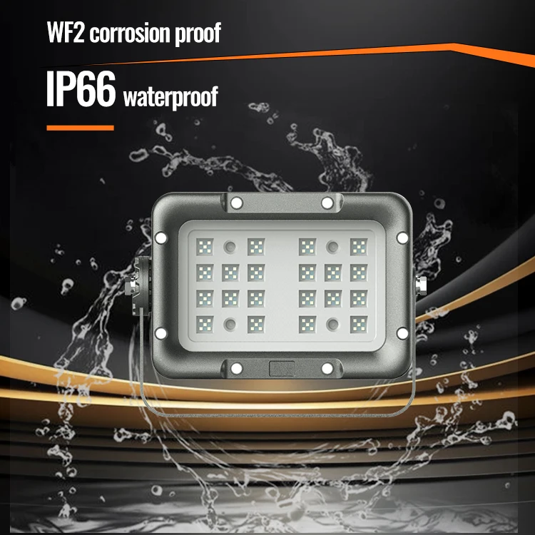 atex certified explosion proof Outdoor Luminaire Flood light led 25w 50w 70w for Mining and Oil Filed Platform