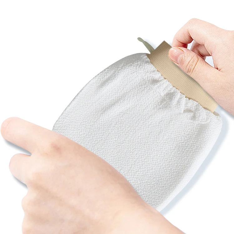High quality manufacturer magic bathing shower body wash clean scrubber exfoliating gloves  in bulk exfoliating mitt