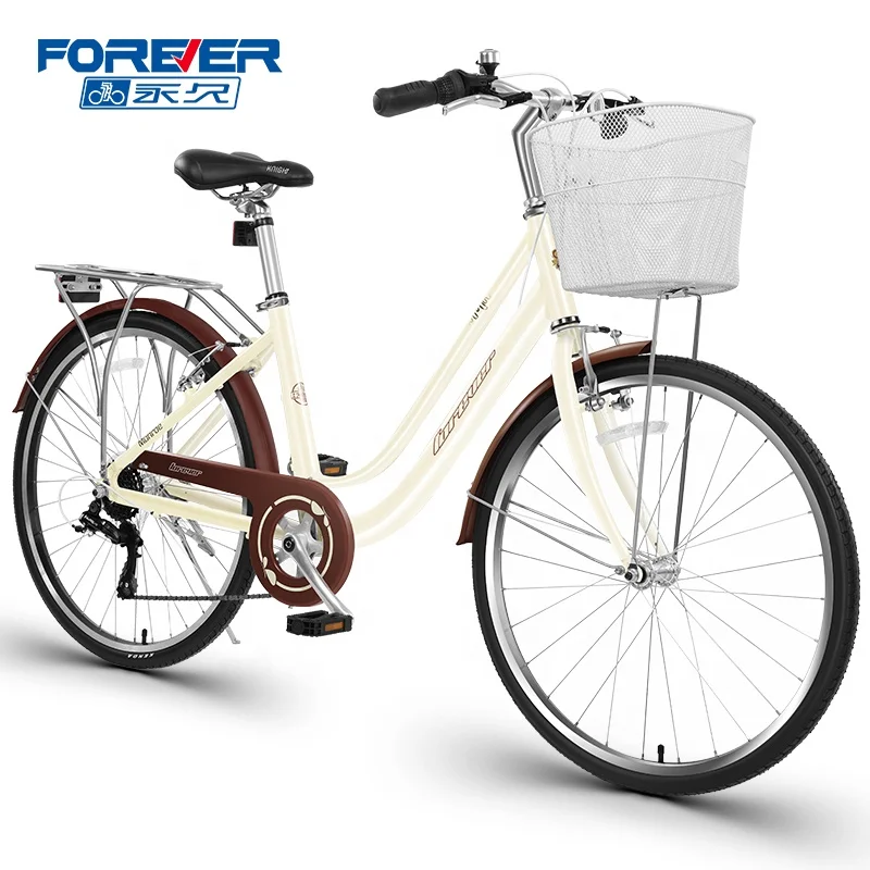 FOREVER New Free Shipping China 26 Inch 7 Speed Men Bike City Bicycle Urban City Ladies Bicycle bicicleta For Women