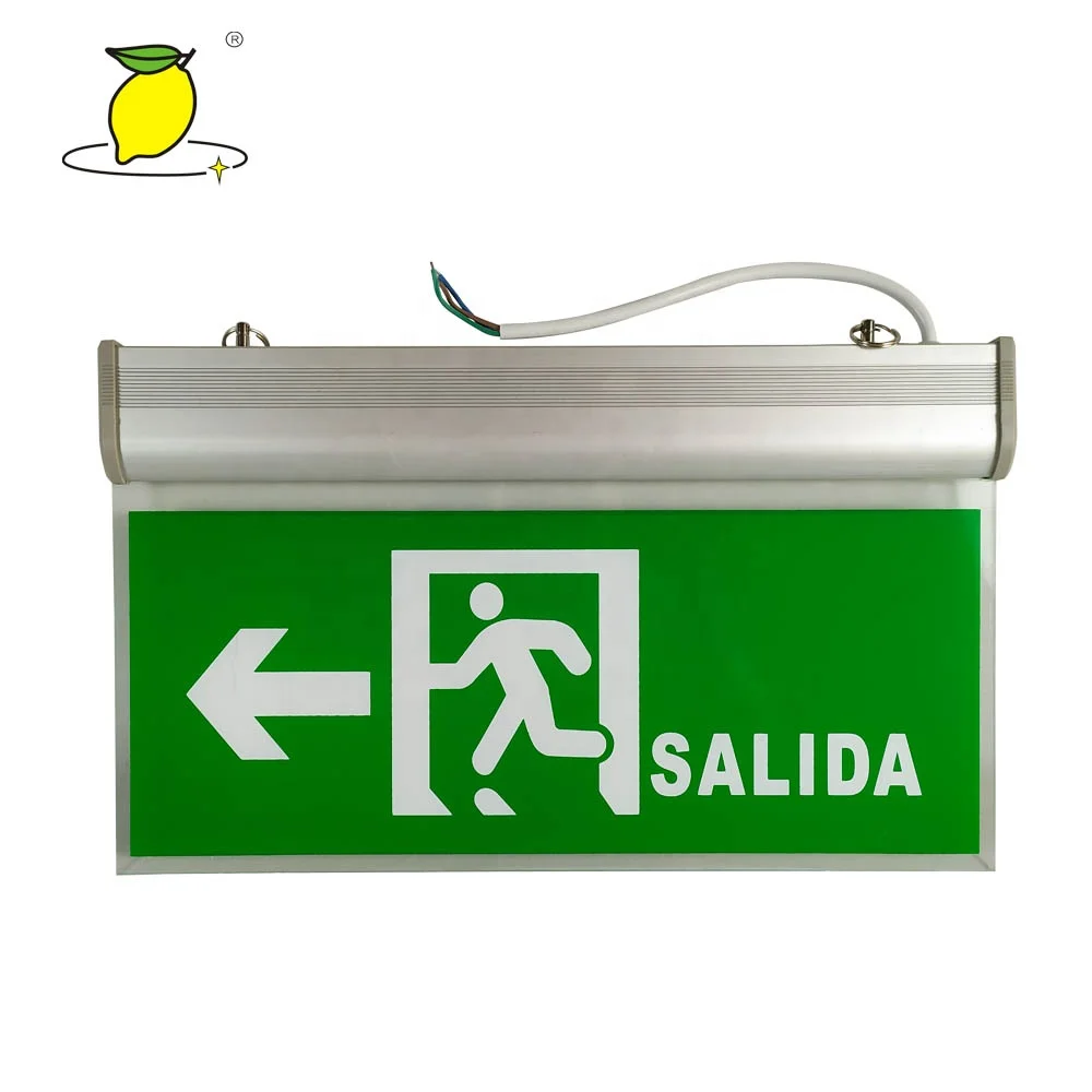 4mm Acrylic LED Emergency led exit sign light plate