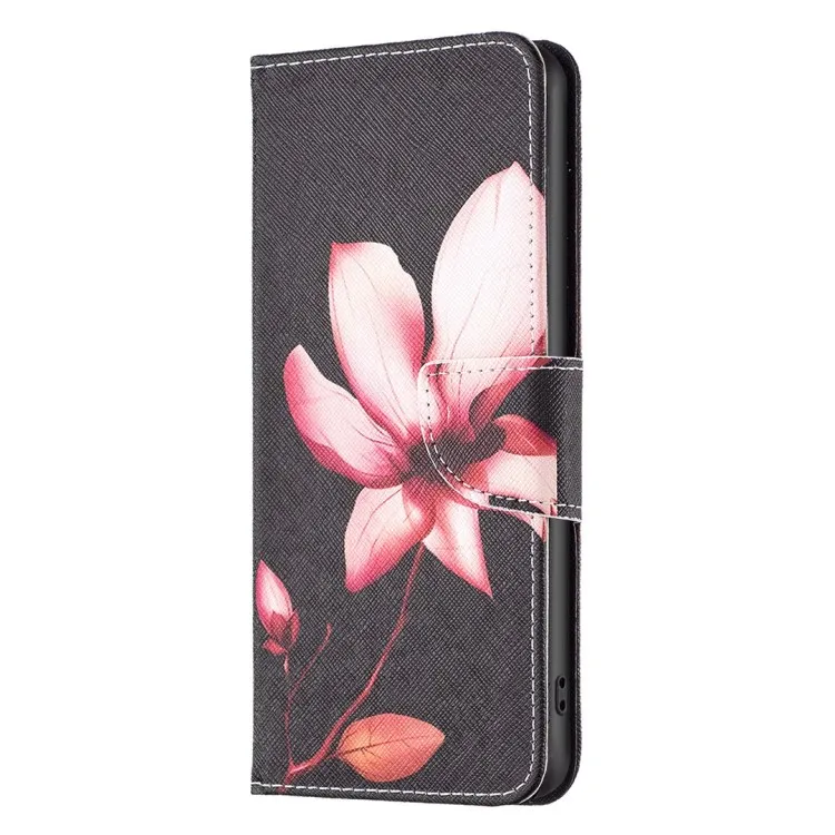 BF Pattern Printing flower magnetic clasp Leather mobile phone case bag for iPhone 14 luxury phone case