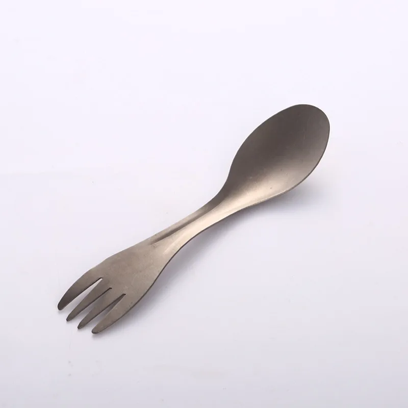 
High Quality Titanium Camping Fork Spoon Spork For Travel 