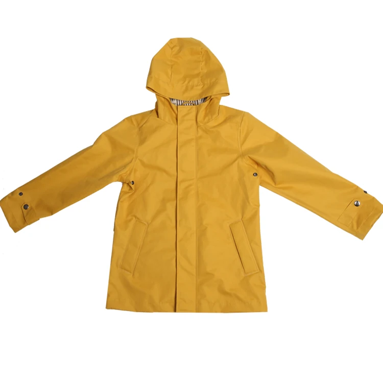 Children students  skiing waterproof raincoat Fashion hiking camping  coat windproof angling jacket PU coating OEM minimalism cl