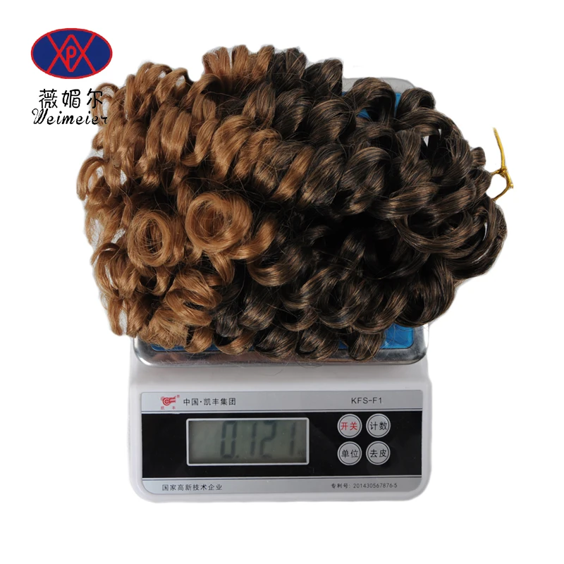 Synthetic Goddess Wave Hair Braiding Crochet Hair Extension Spring Wand Curl Hair