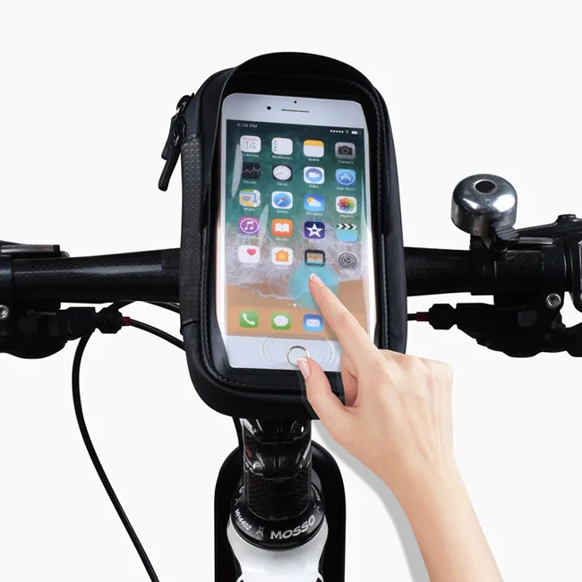 
 2021 Phone Holder Large Capacity Waterproof Mountain Folding Front Frame Saddle Cycle Cycling Bicycle Accessories Bag For Bike  