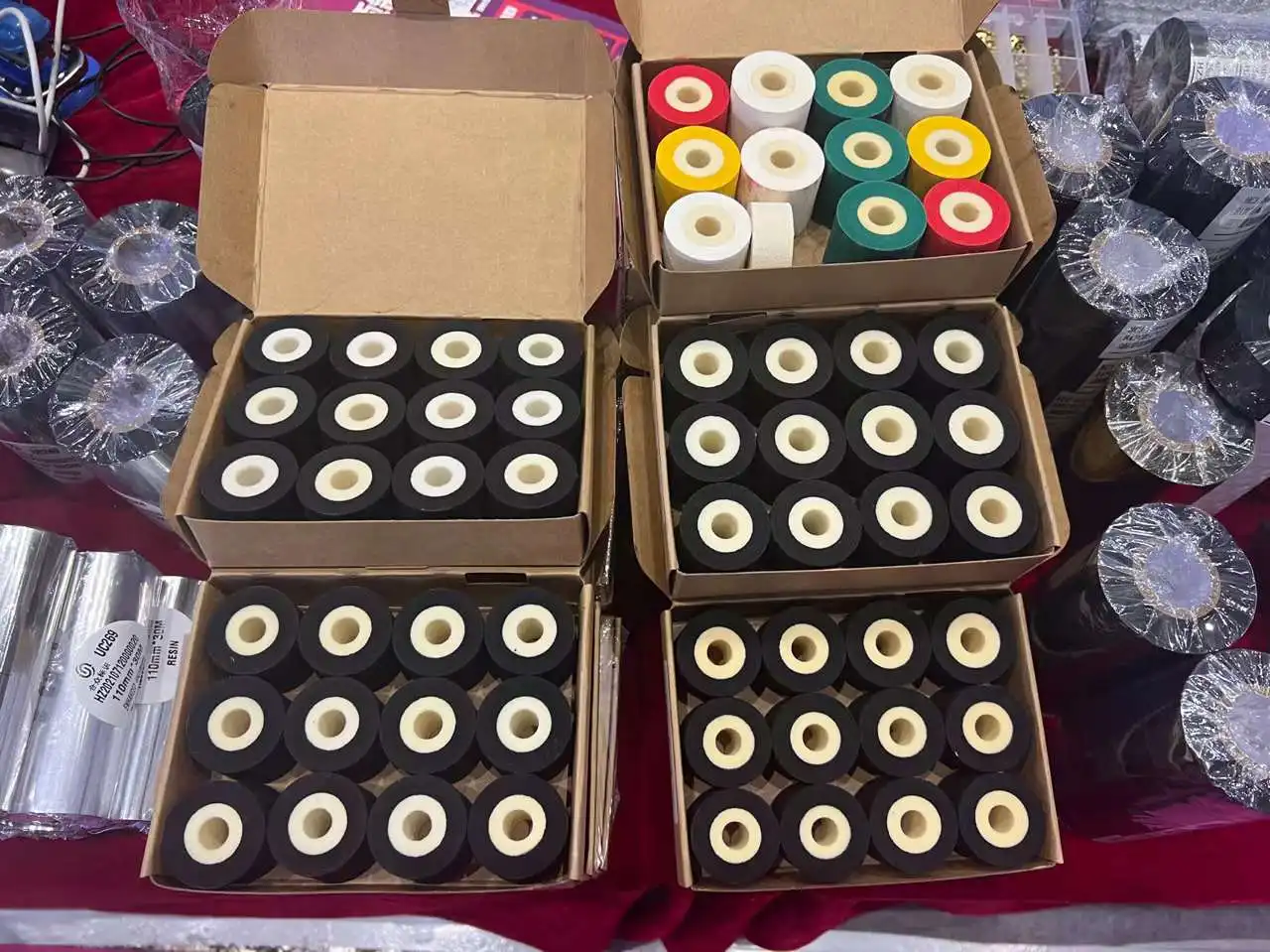 HIgh temperature solid ink roller Bestpacking 32mm 36mm expiration stamp coder hot melt ink roll