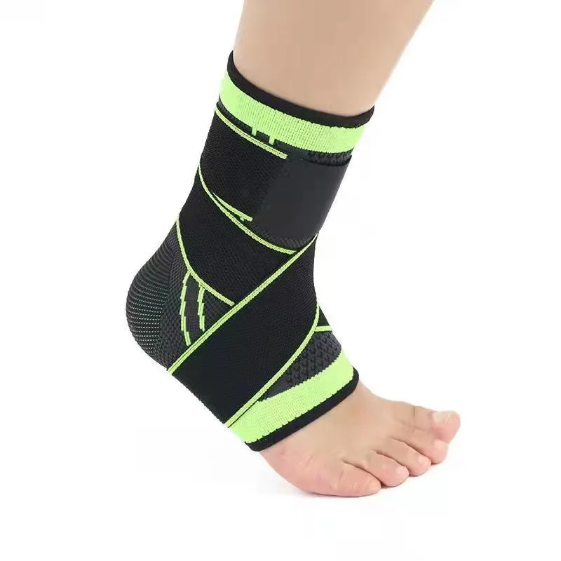 Running Basketball Compression Sleeve Ankle Straps Wrap Recovery Sprains Ankle Brace