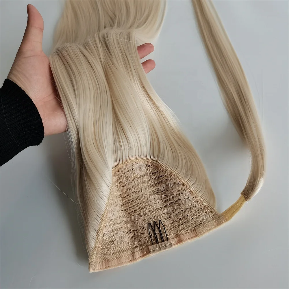 Высококачественные синтетические волосы конский хвост Омбре хвосты в наличии