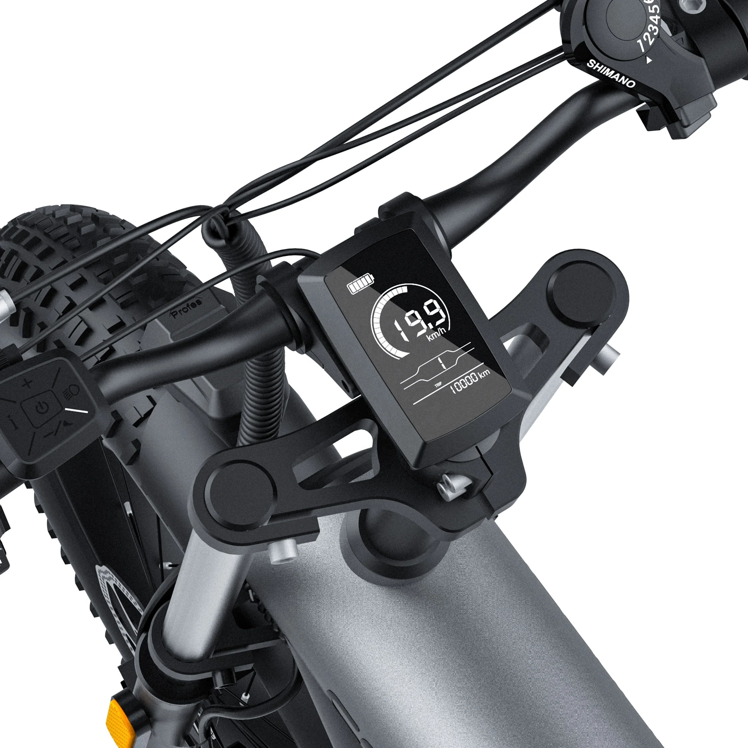 COSWHEEL T20 mini Cheap Electric Mountain Bike 20 inch Fat Tire Off Road 48V 500W 1000W Motor 7 Speed Electric City Bicycle