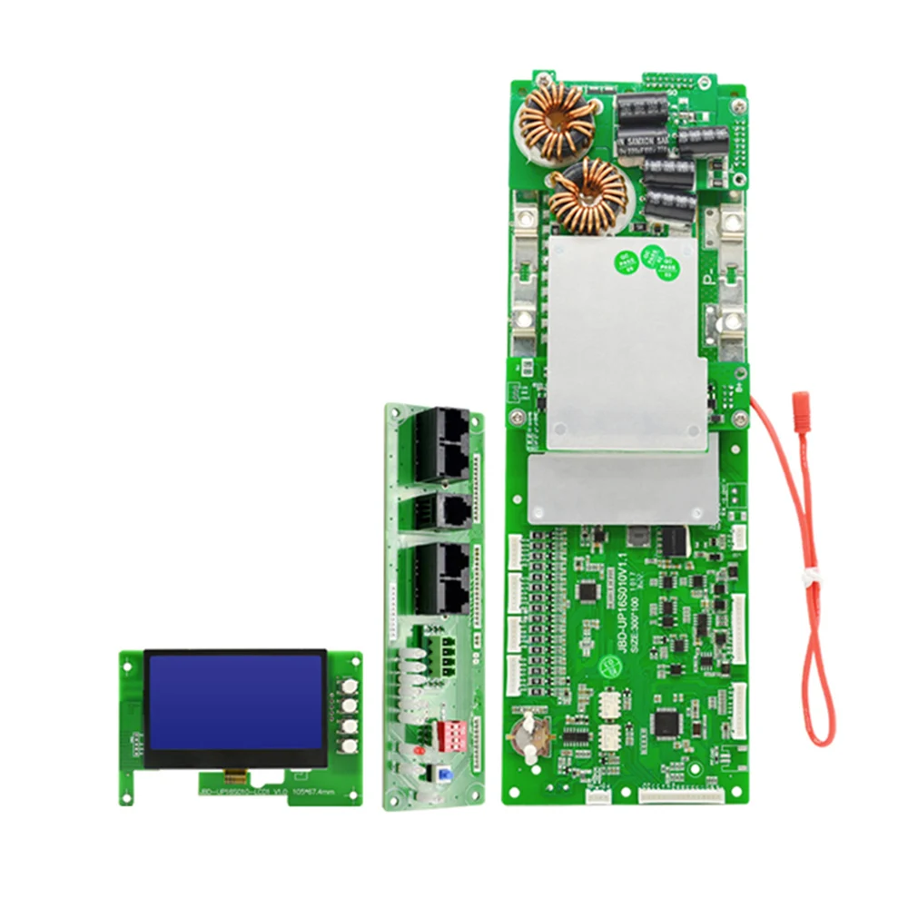 JiaBaiDa 15S 16S 48V 100A 200A ESS Smart BMS с ЖК-дисплеем UART RS485 для системы управления аккумулятором для хранения энергии