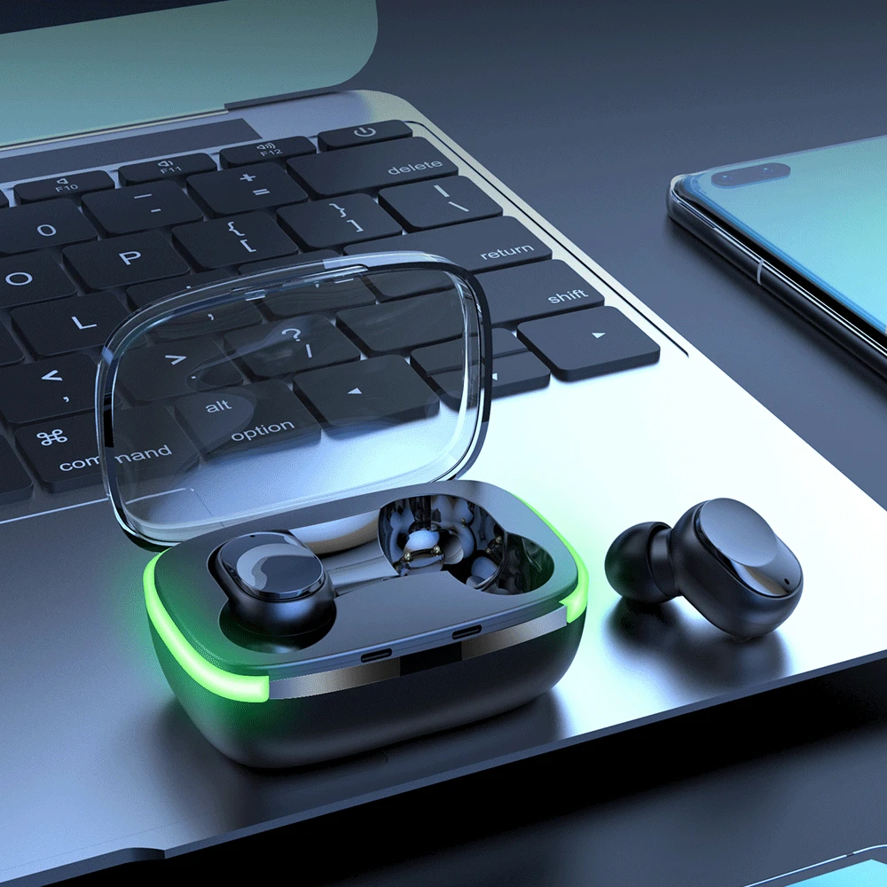 Tws Y60 tws Waterproof With Mic Charging Box True Wireless Earphone Headset Earbuds Wireless Headphone