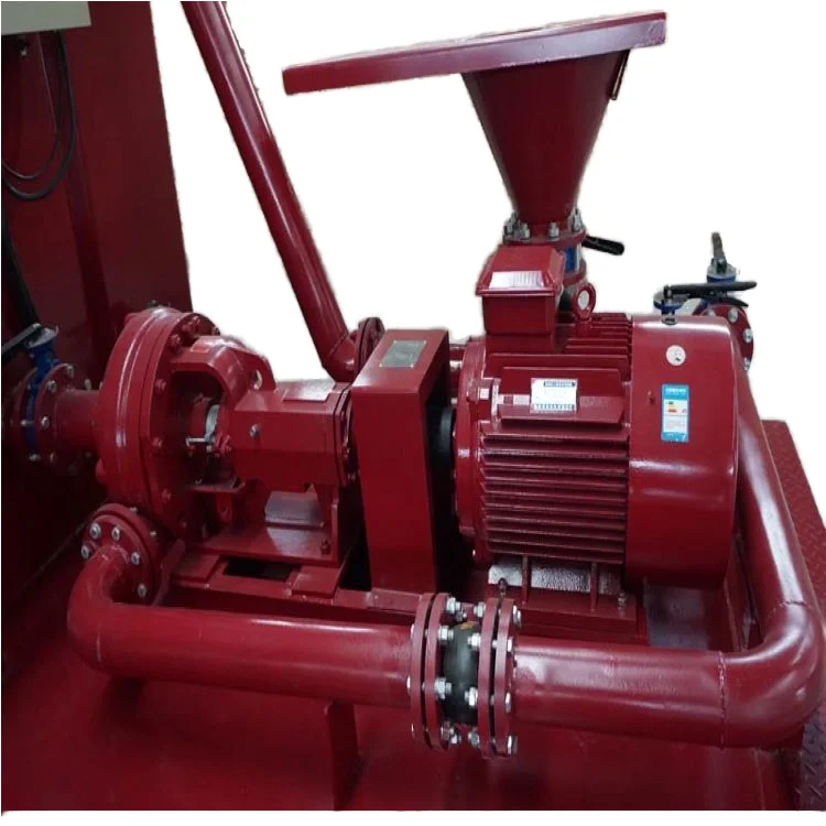Jet Mixing Hopper Mud Mixers with Core Motor Pump Components Solid Control Jet Mud Mixer Oilfield Sand Pump Included