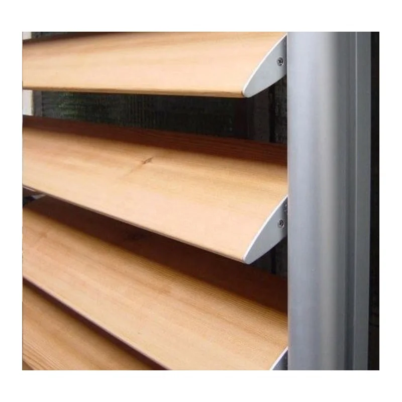 New Architectural Sun Shade Contemporary Sun Louvers Aluminium Extruded Profiles Electric aluminium fire rated door louver