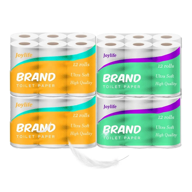 Eco-friendly and soft 4Ply bamboo raw materials Toilet Paper For home
