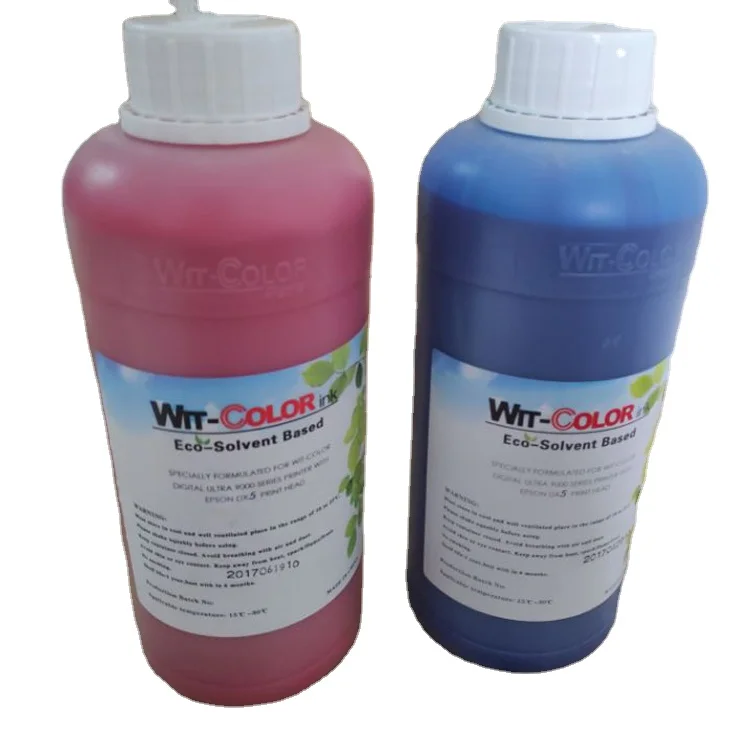 Good price eco solvent vinyl ink sticker printing ink for dx5/XP600 head