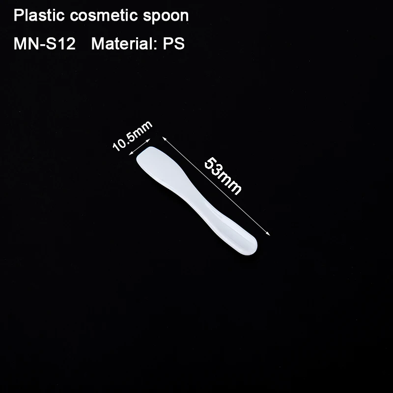 Factory mini PS  face mask skin cream Makeup tool Cosmetic Spatula Spoon small plastic cosmetics spatula