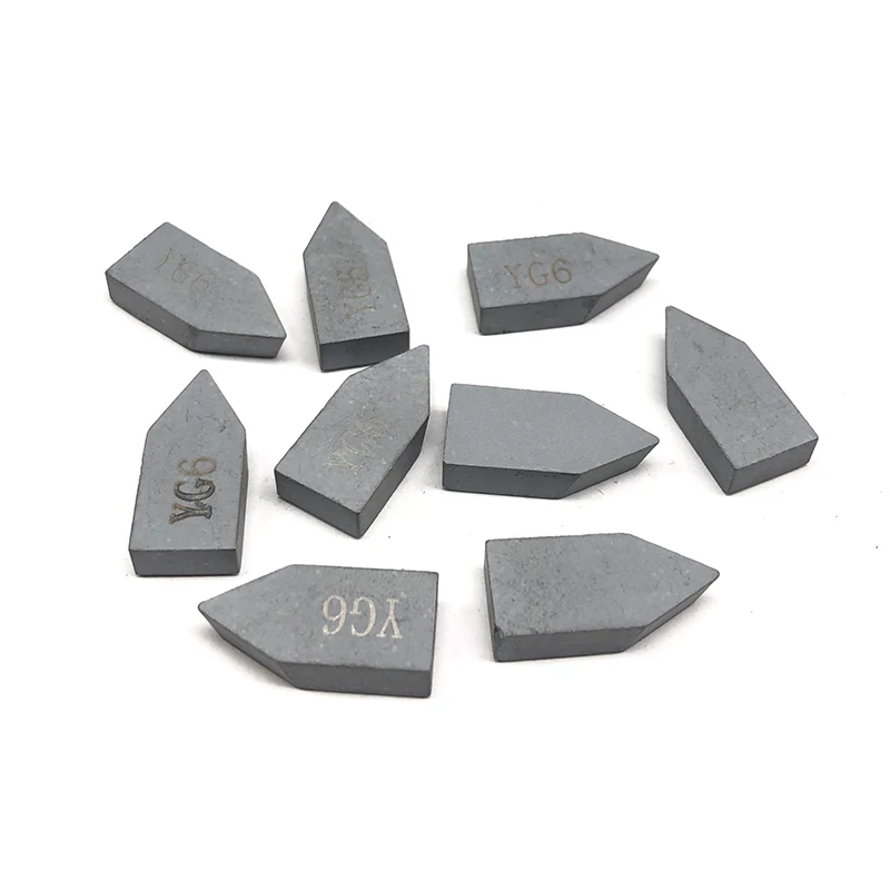 YG6 C125 цементированный карбид вольфрама Паяные наконечники в наличии