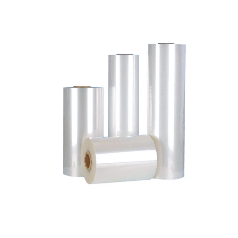 Logo Printed PE POF PVC Transparent Heat Shrink Film Bags Heat Shrink Sleeves Plastic Film Rolls Wrap Packaging