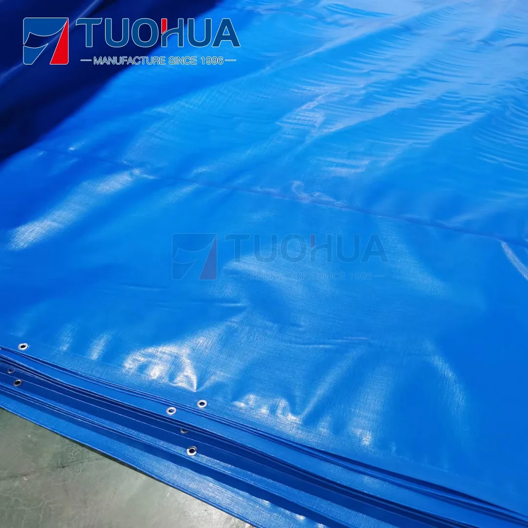 Heavy Duty PE Tarpaulin Fabric Waterproof UV Resistant Tarp with Multilayered Cross Laminated Tarpaulin for Garden/Camping/Patio