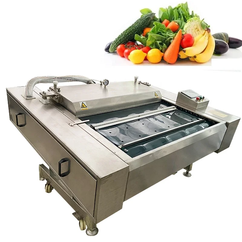 Fruit Meat Rice Food Skin Packing Sealer Automatic Thermo Forming Vacuum Packaging Machine Meat Packing Machine