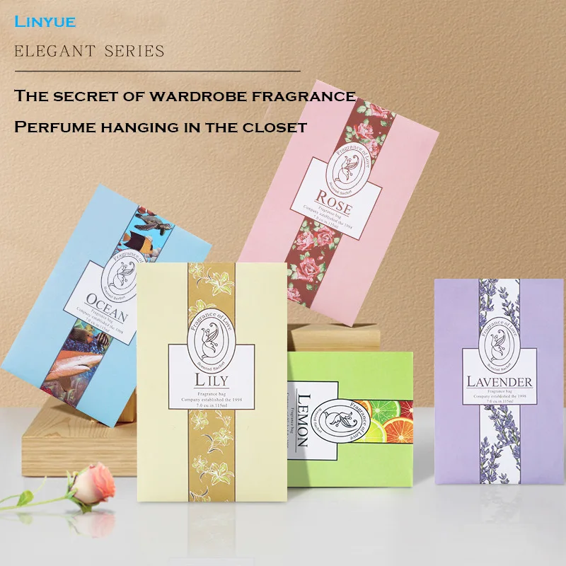 Hot sell laveender jasmine ocean and more scent aii purifier bag air freshener bag car and home