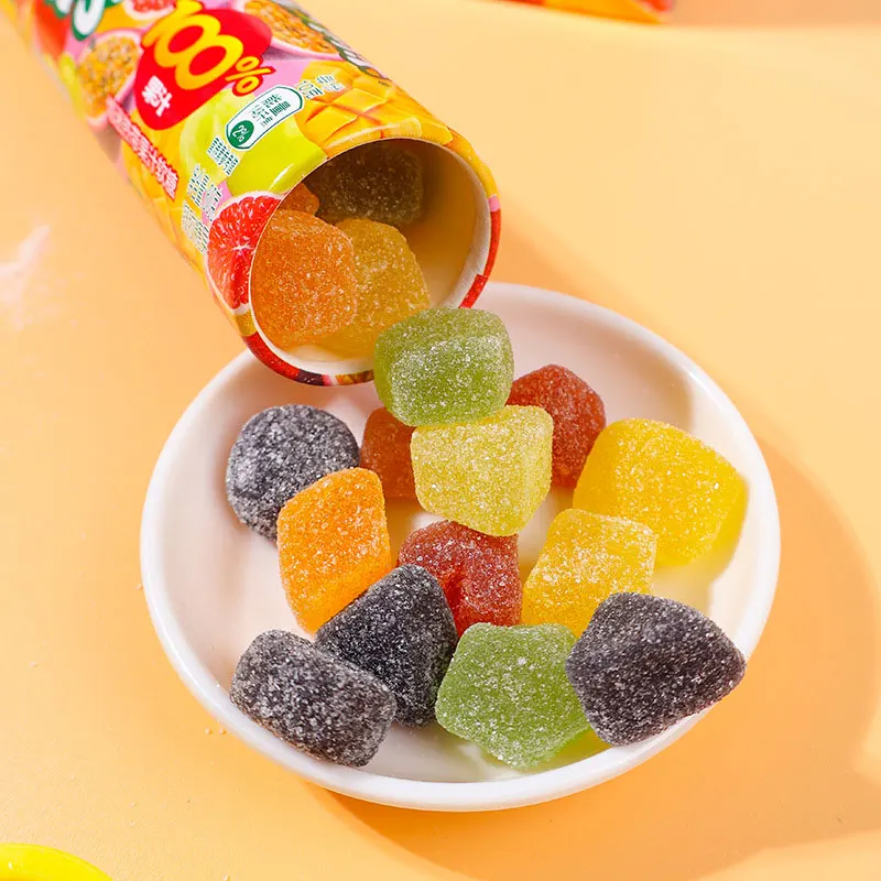 Nestles Fun Fruit 60g gummy sour candy wholesale sweet fruit flavor candy chewy soft sweet snack watermelon flavor